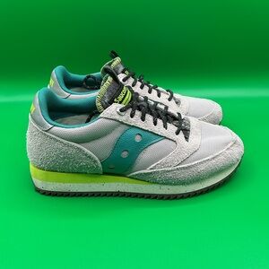 Saucony Gray and Blue Athletic Shoes